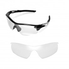 New Walleva Clear Replacement Lenses For Oakley Radarlock Pitch Sunglasses